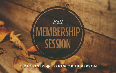 Fall Membership Session