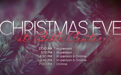 Christmas Eve Services | Reserve your seats today!