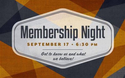 Membership Night | Save the Date!