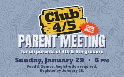 Club 4/5 Parent Info Meeting
