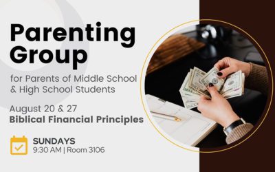 New Study | Biblical Financial Principles for Parents