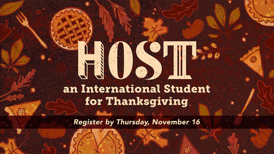 Host International Students for Thanksgiving