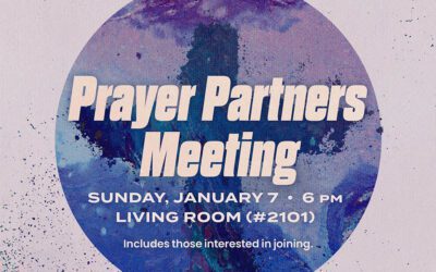 Join the Prayer Partner Team!