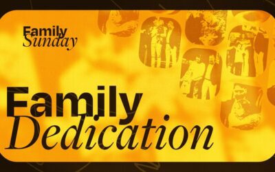 Family Dedication Opportunity